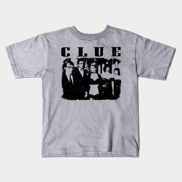 clue // movie retro Kids T-Shirt by akunetees